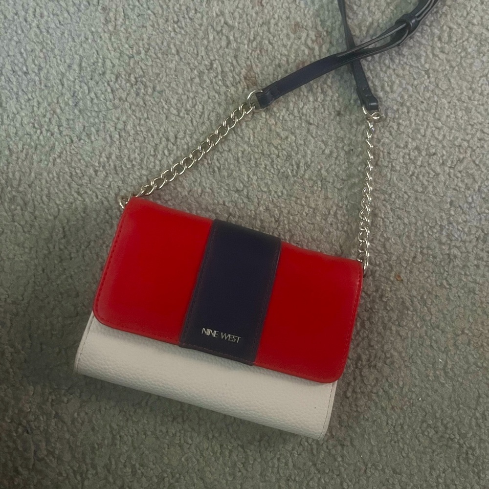 Nine West snap and go handbag crossover bag